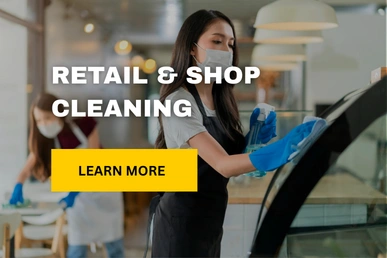 Banner RETAIL SHOP Cleaning
